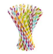 Printing on paper straws